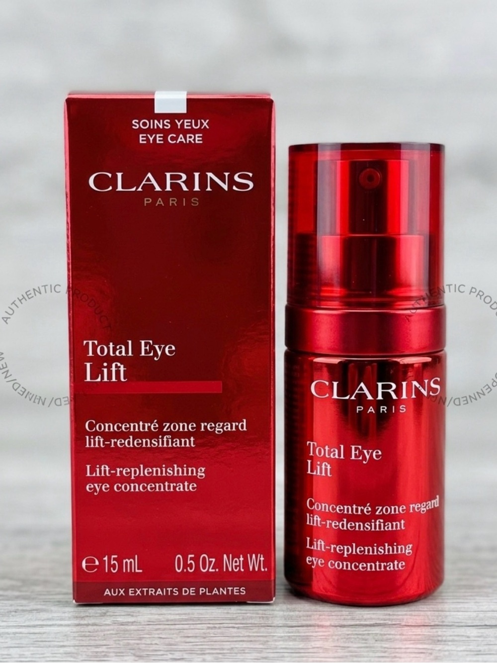 Clarins Total Eye Lift -15ml with New Cosmetic Bag